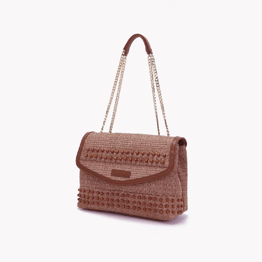 La Carrie BORSA A SPALLA MALIBU CUOIO Vendite Flash