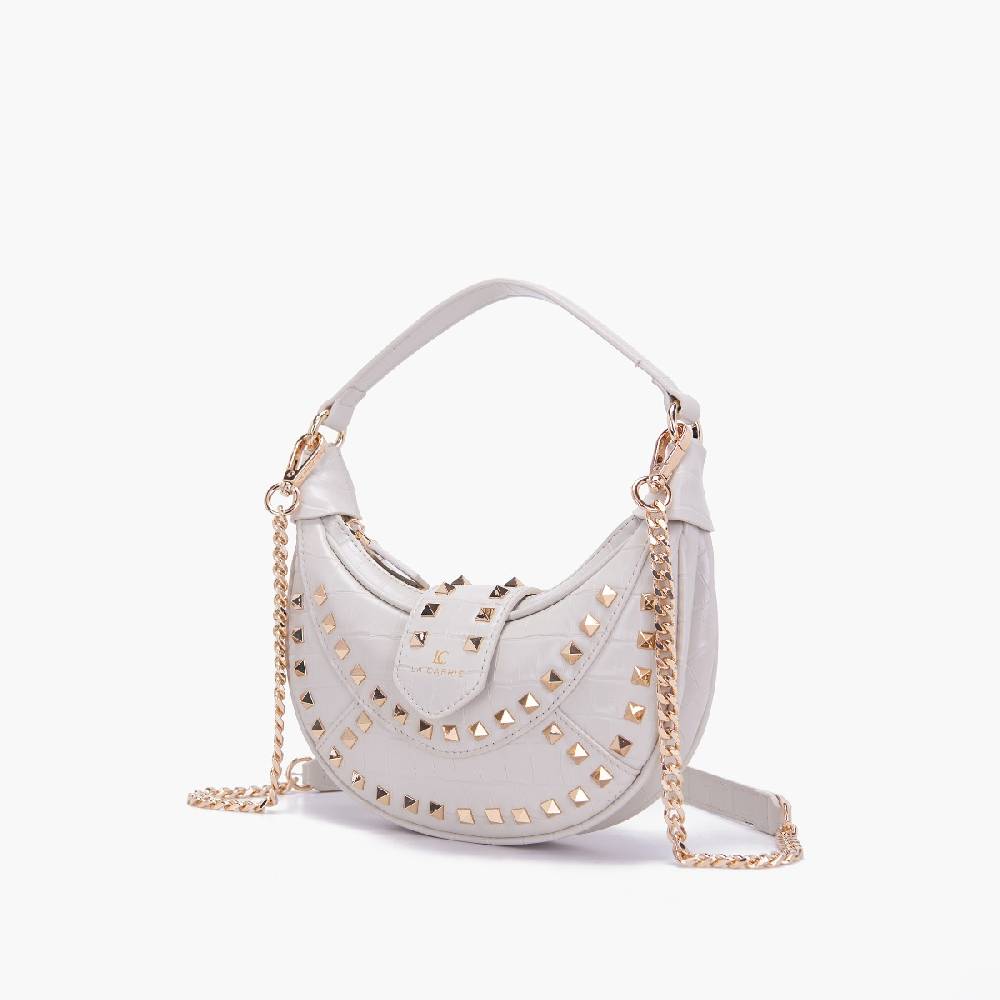 La Carrie BORSA A MANO THUNDER IVORY Vendita