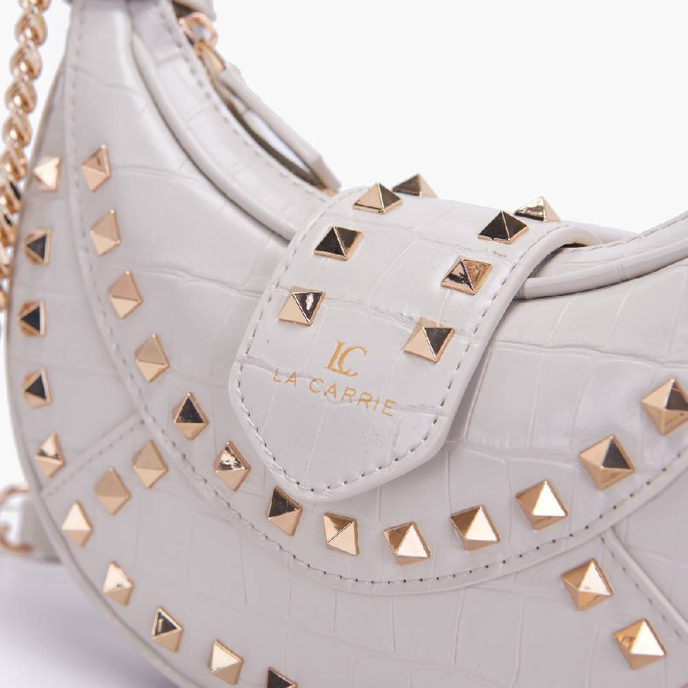 La Carrie BORSA A MANO THUNDER IVORY Vendita