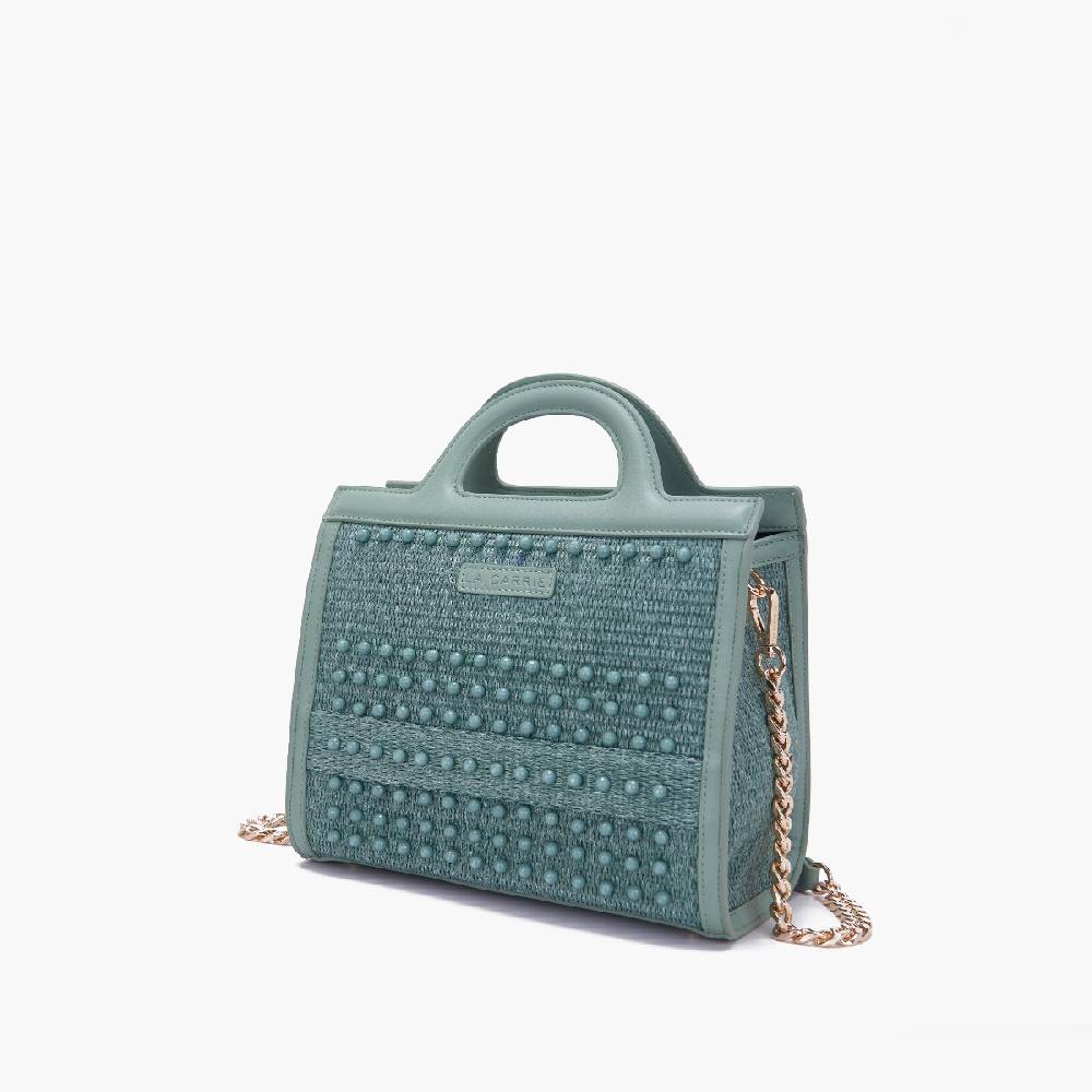 La Carrie BORSA SHOPPING MALIBU GREEN Shopping Online