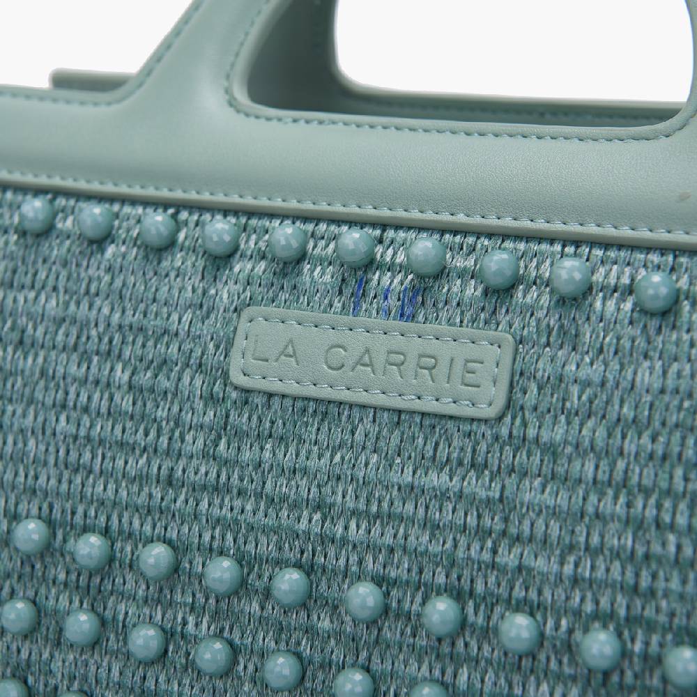 La Carrie BORSA SHOPPING MALIBU GREEN Shopping Online
