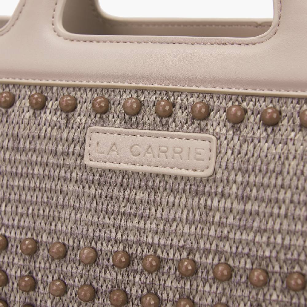 La Carrie BORSA SHOPPING MALIBU IVORY Affare Del Giorno