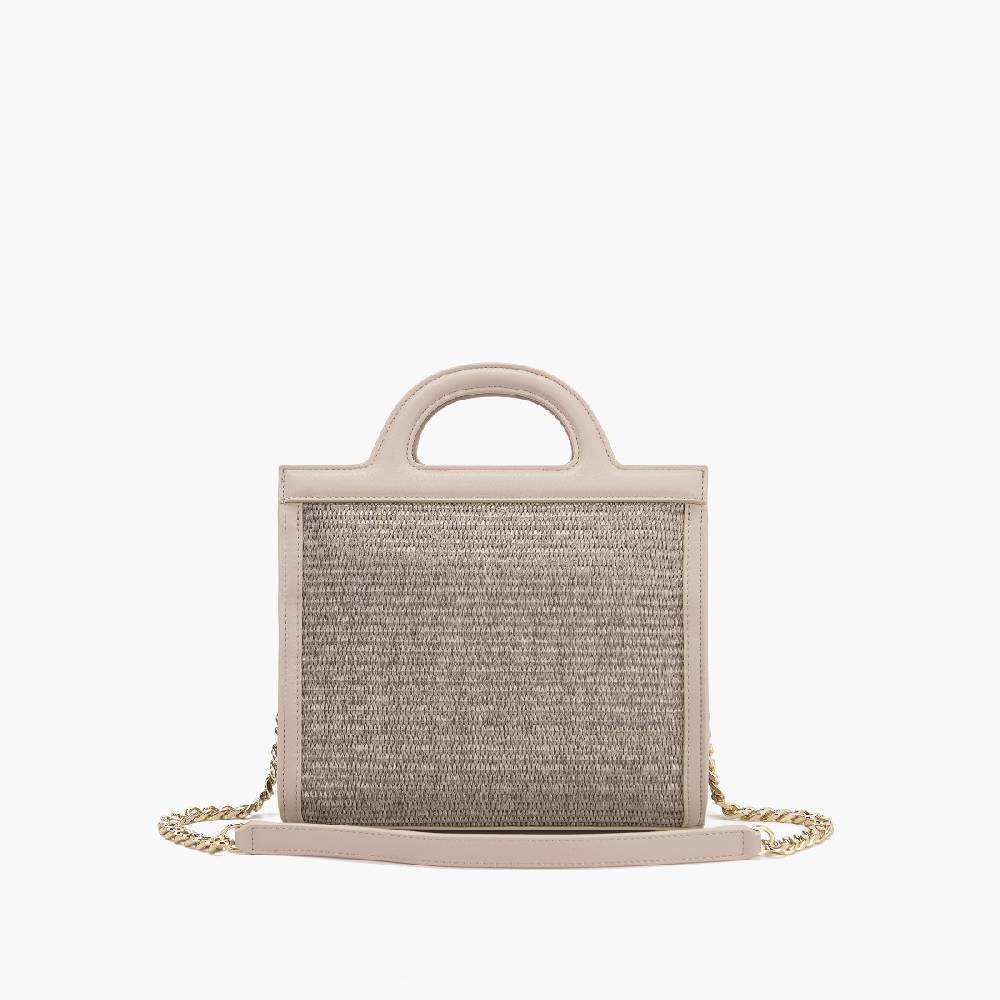 La Carrie BORSA SHOPPING MALIBU IVORY Affare Del Giorno