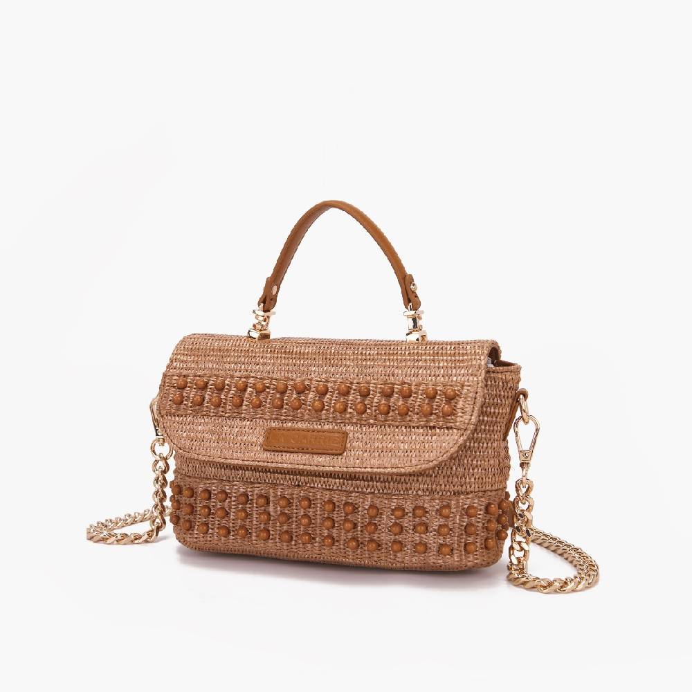 La Carrie BORSA A MANO MALIBU CUOIO Sconto
