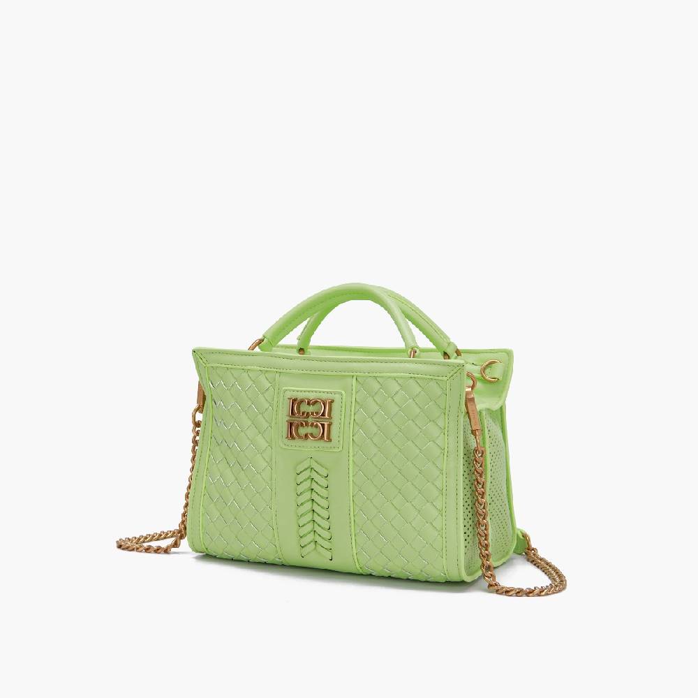 La Carrie BORSA SHOPPING PATAGONIA LIME Vendita Economica