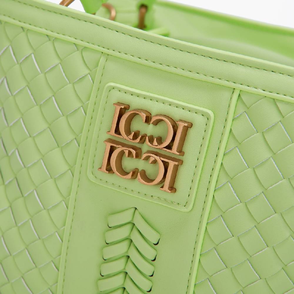 La Carrie BORSA SHOPPING PATAGONIA LIME Vendita Economica