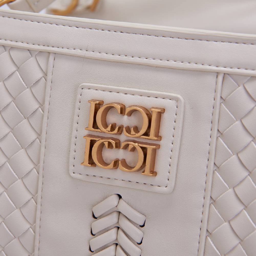 La Carrie BORSA SHOPPING PATAGONIA IVORY Vendite Flash