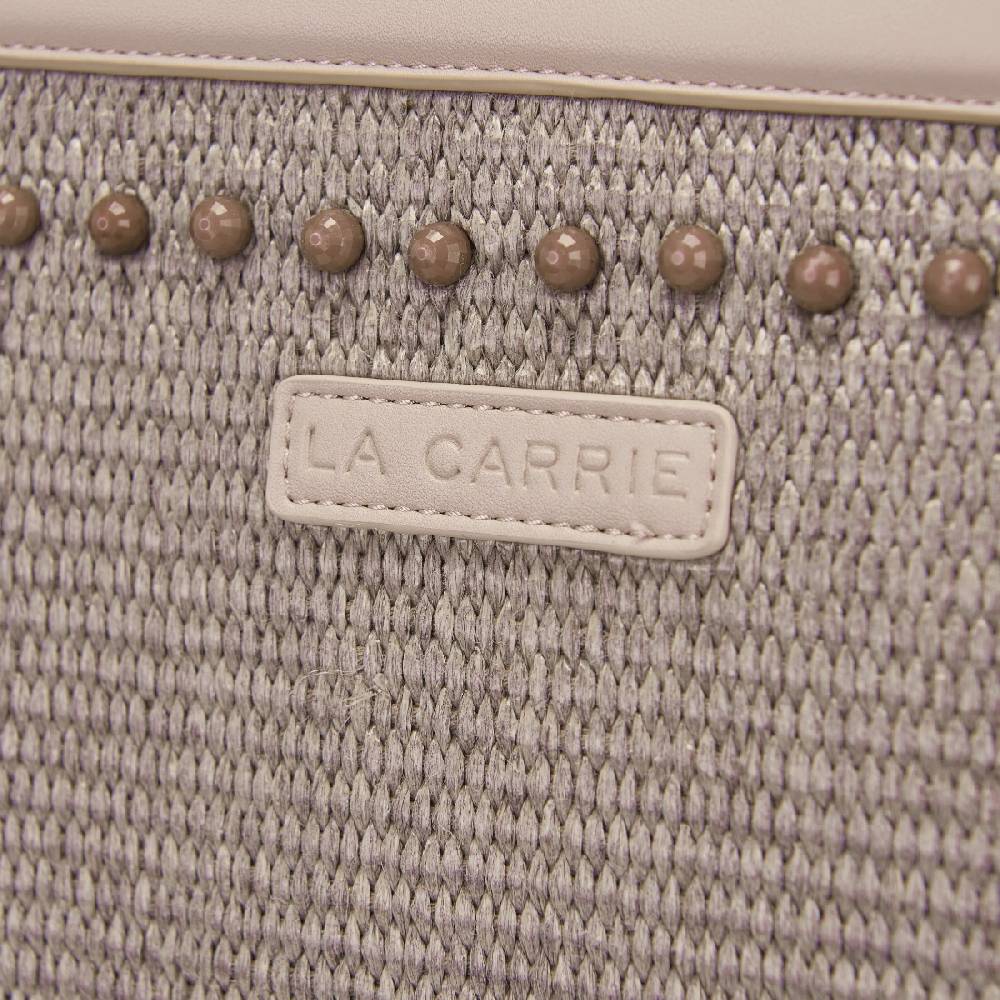 La Carrie BORSA SHOPPING MALIBU IVORY In Saldo