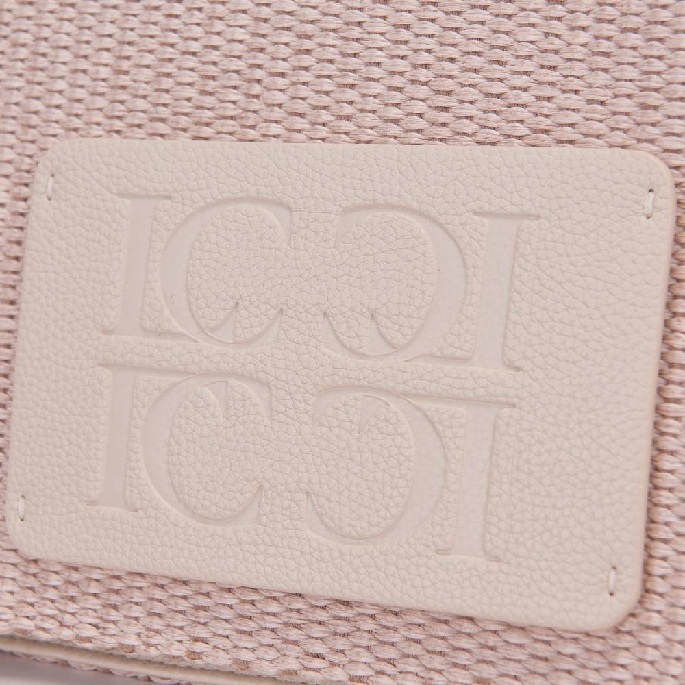 La Carrie BORSA SHOPPING CARPET RIDE IVORY Sottocosto