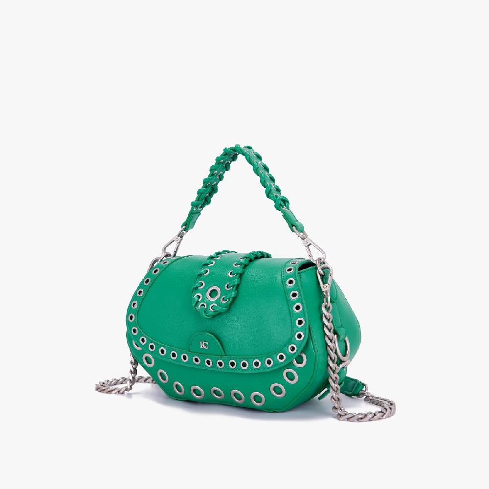 La Carrie BORSA A MANO ROCK DARK GREEN Offerta