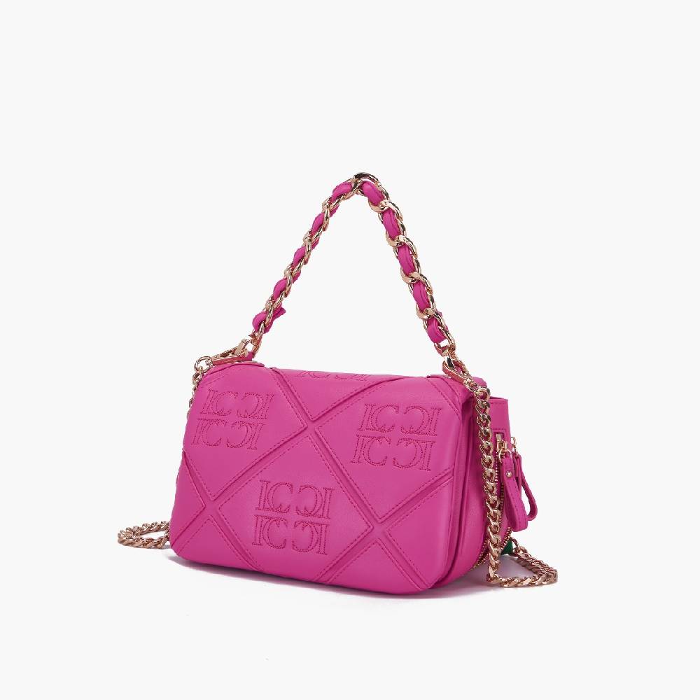La Carrie BORSA A SPALLA PICHT FUXIA Economico