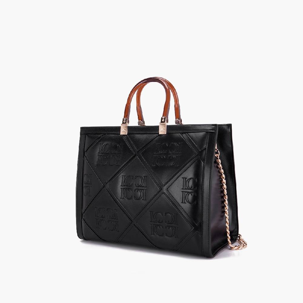 La Carrie BORSA SHOPPING PICHT NERA In Vendita
