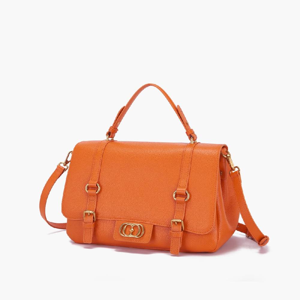 La Carrie BORSA SHOPPING ATENA ORANGE Pezzi Unici