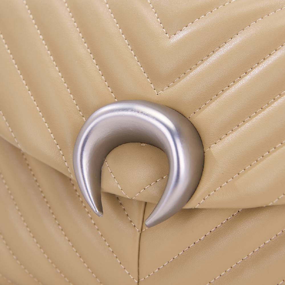 La Carrie BORSA A SPALLA MOONLIGHT TAUPE Outlet