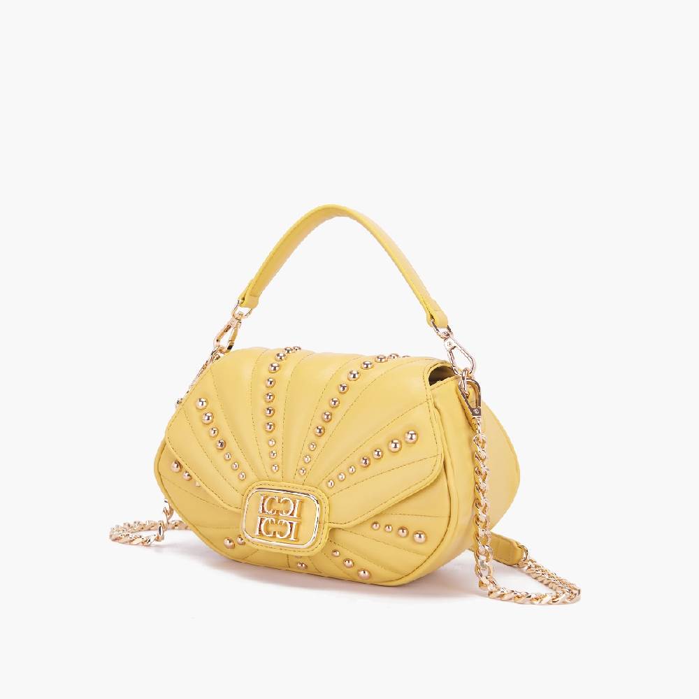 La Carrie BORSA A MANO OYSTER YELLOW I Più Venduti