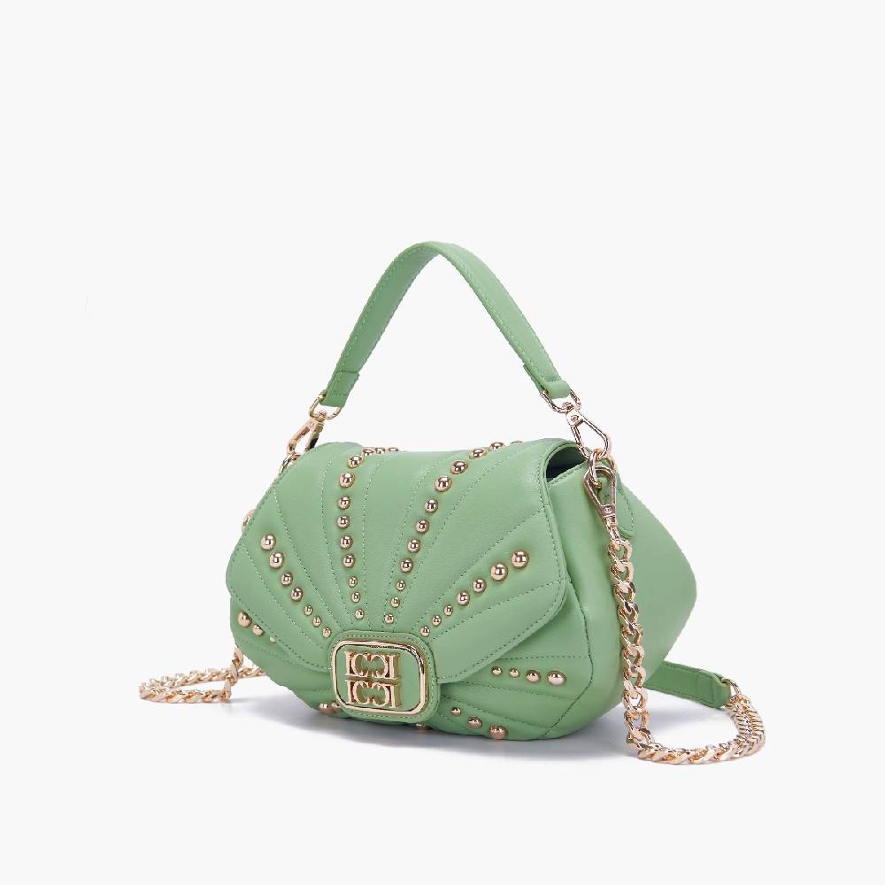 La Carrie BORSA A MANO OYSTER PISTACCHIO Vendite Flash