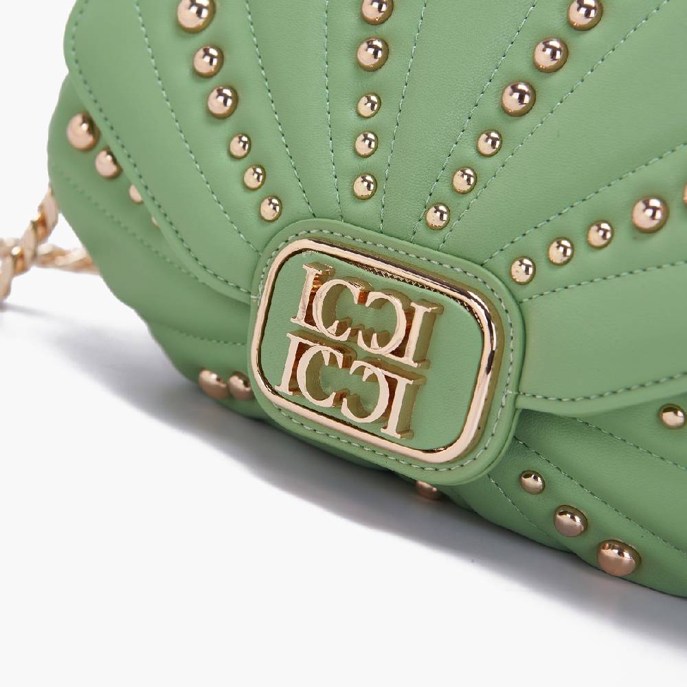 La Carrie BORSA A MANO OYSTER PISTACCHIO Vendite Flash