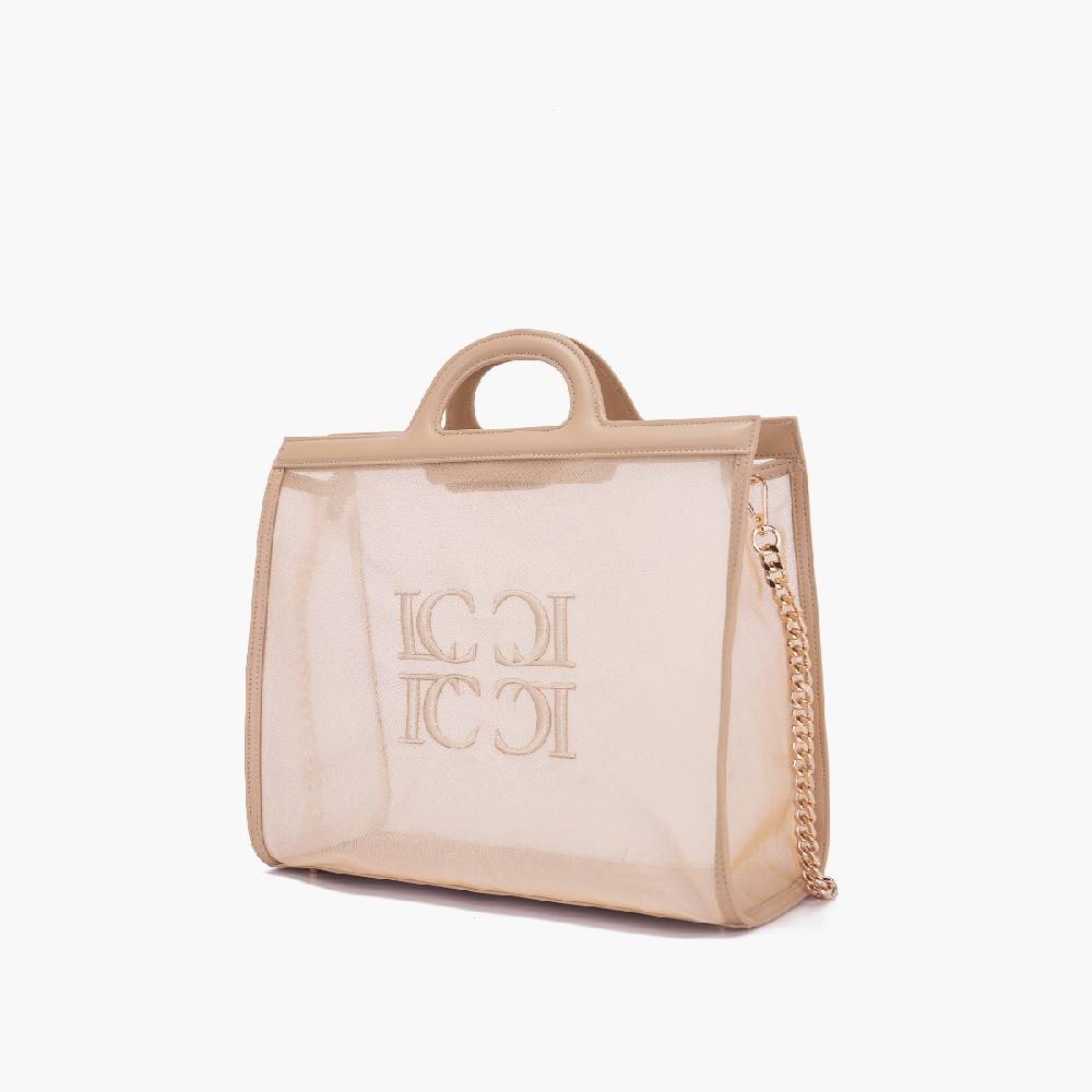 La Carrie BORSA SHOPPING MALIBU BEIGE Spedizione Gratuita