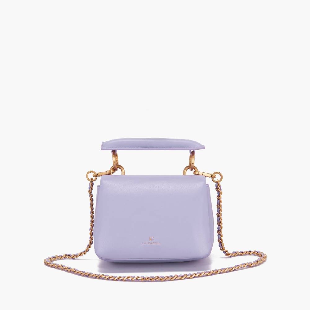 La Carrie BORSA A SPALLA MOONLIGHT LILLA Consegna Veloce