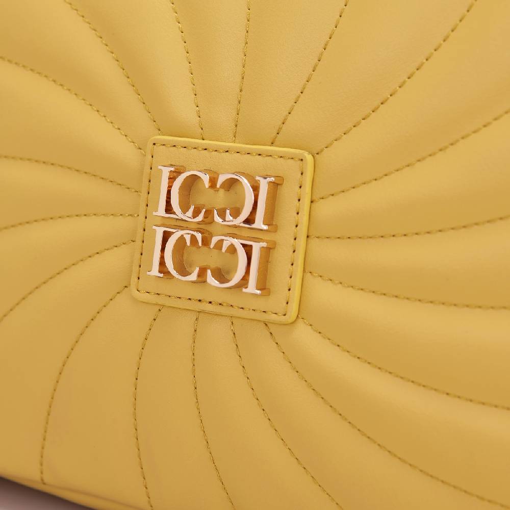La Carrie BORSA A SPALLA OYSTER YELLOW Promozione Limitata