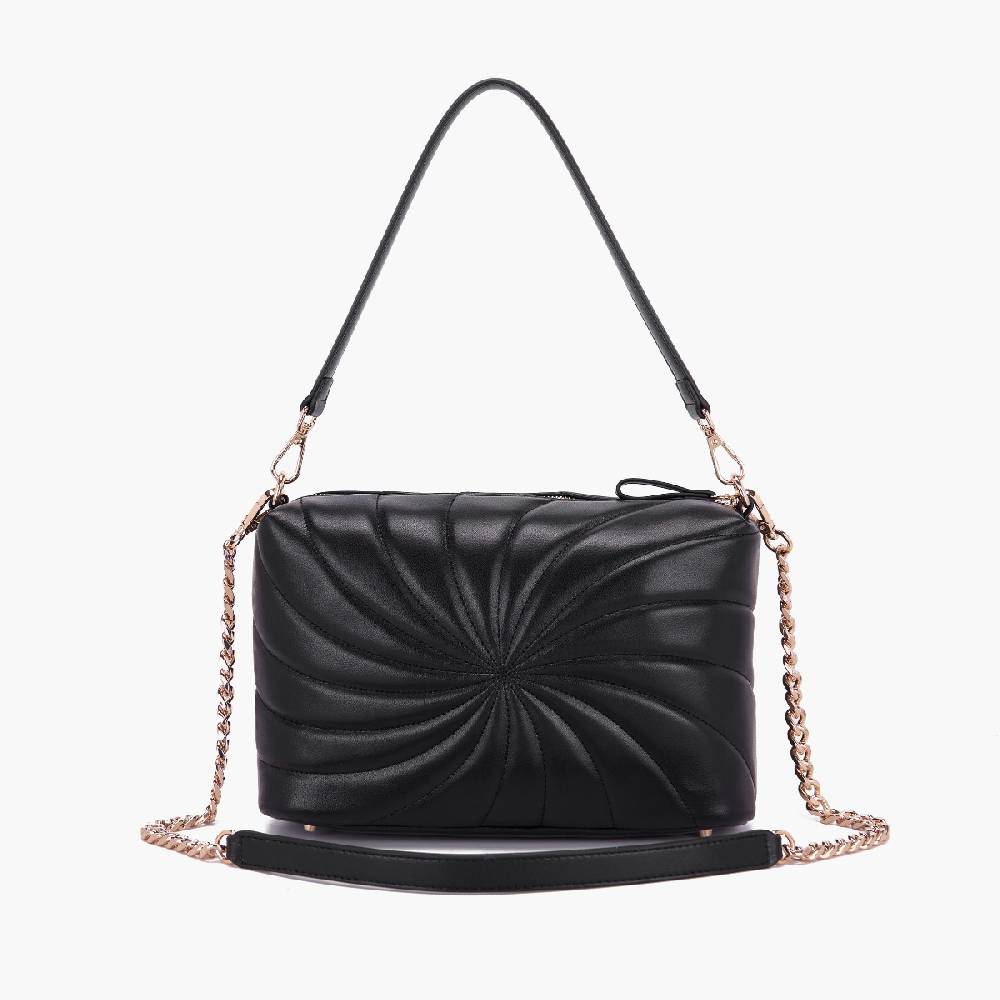 La Carrie BORSA A SPALLA OYSTER NERA Shopping Online