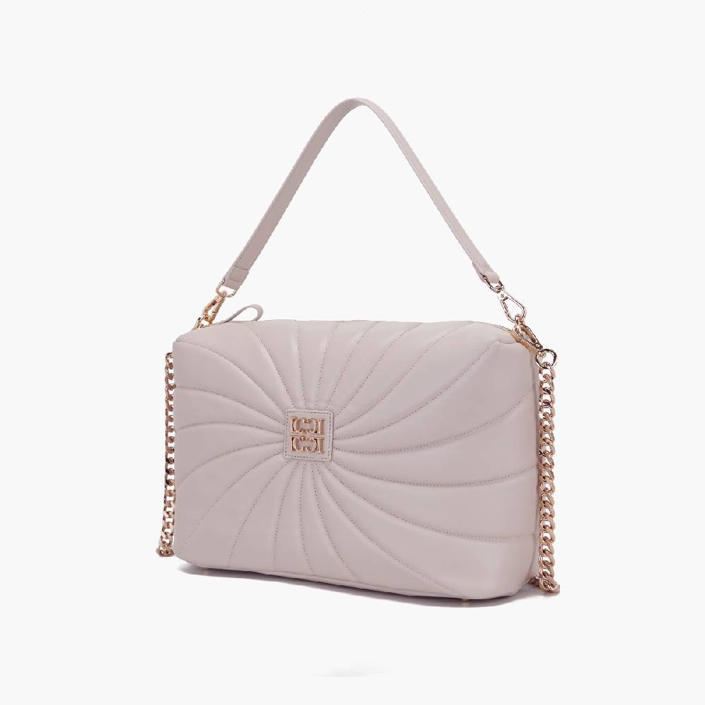 La Carrie BORSA A SPALLA OYSTER TAUPE Affare Del Giorno