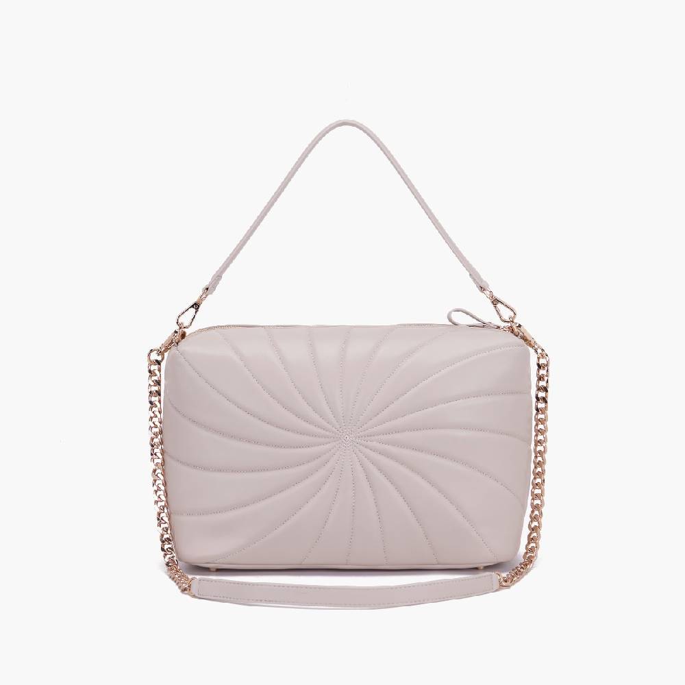La Carrie BORSA A SPALLA OYSTER TAUPE Affare Del Giorno
