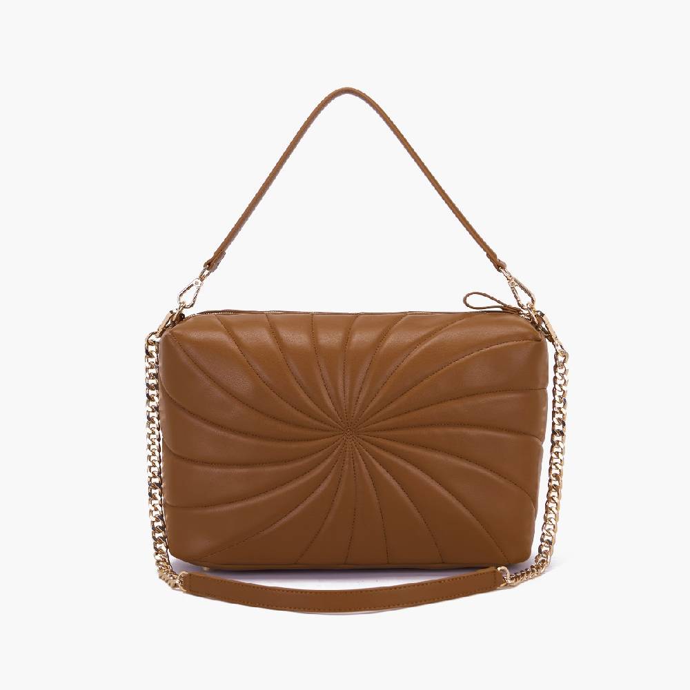 La Carrie BORSA A SPALLA OYSTER CUOIO Prezzo Ridotto