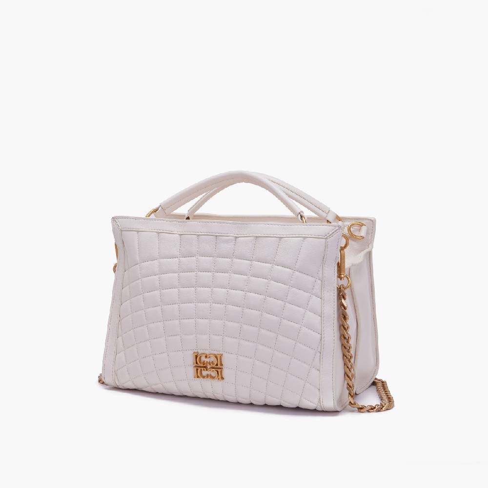 La Carrie BORSA SHOPPING MAREA IVORY Saldi Di Fabbrica