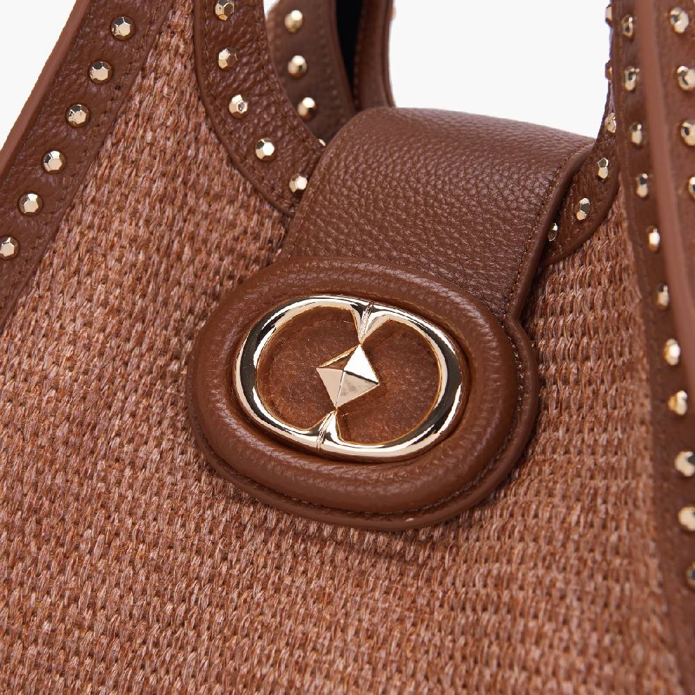 La Carrie BORSA SHOPPING ROMANTIC BRANDY Negozio