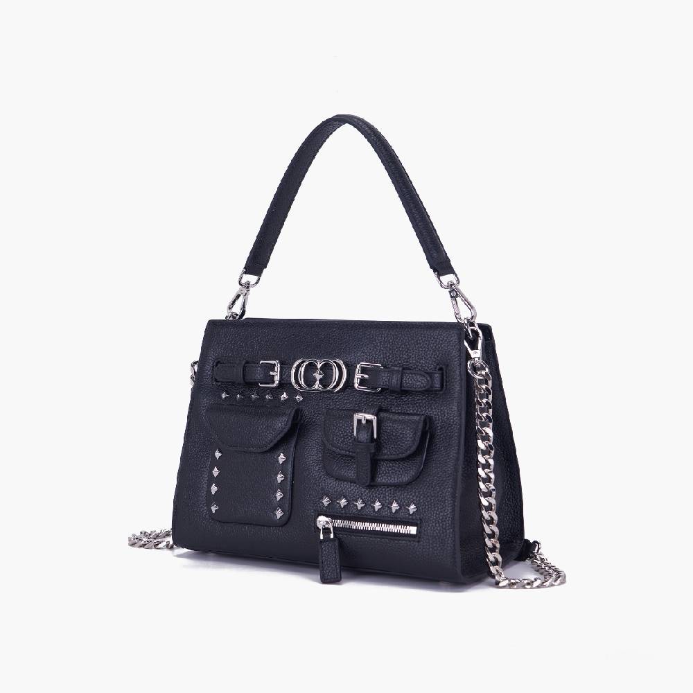 La Carrie BORSA SHOPPING ROCK NERA Moda
