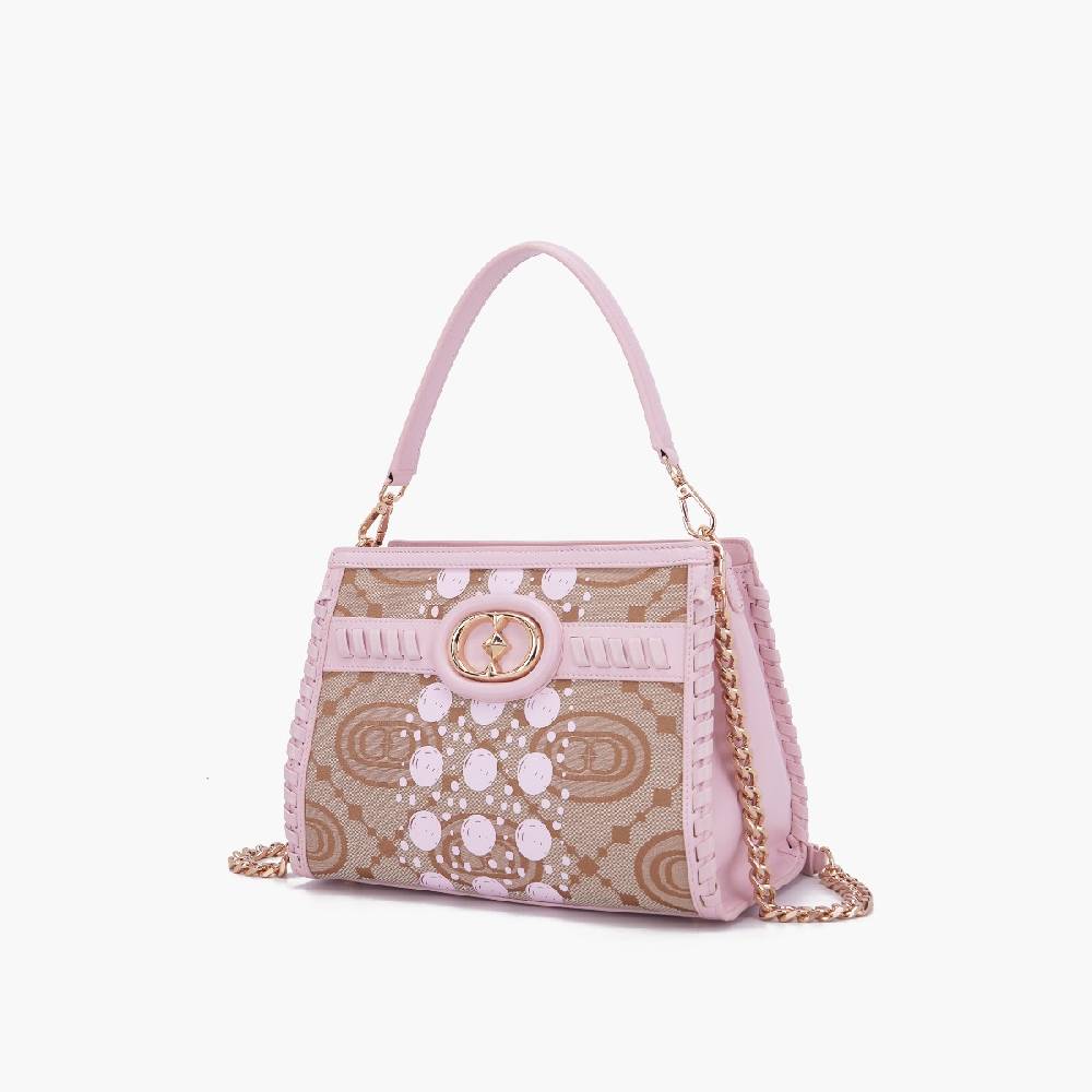 La Carrie BORSA SHOPPING MONOGRAM ROSA Italia