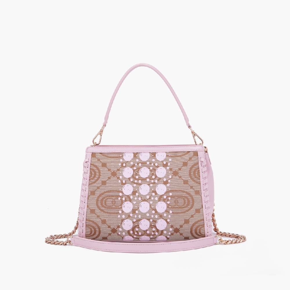 La Carrie BORSA SHOPPING MONOGRAM ROSA Italia