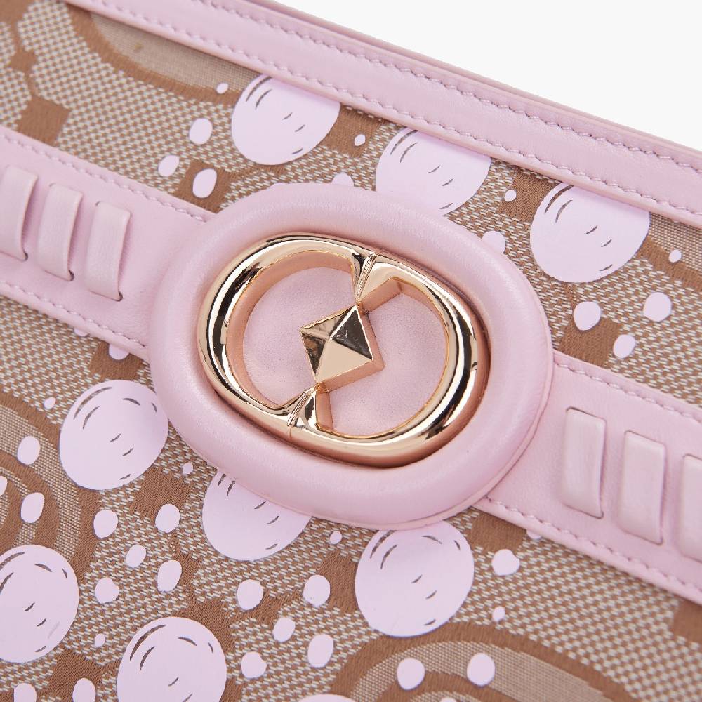 La Carrie BORSA SHOPPING MONOGRAM ROSA Italia