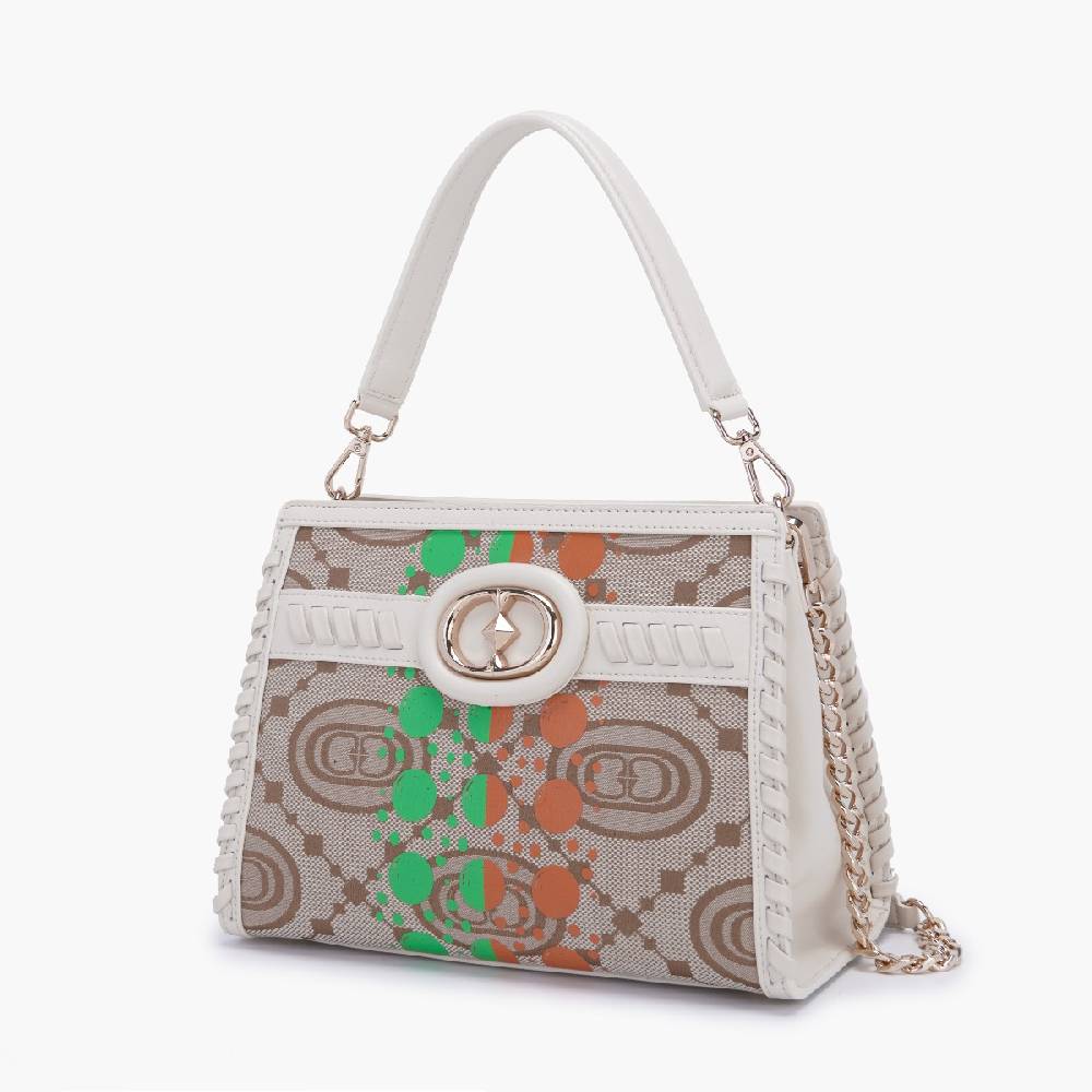 La Carrie BORSA SHOPPING MONOGRAM IVORY 2025