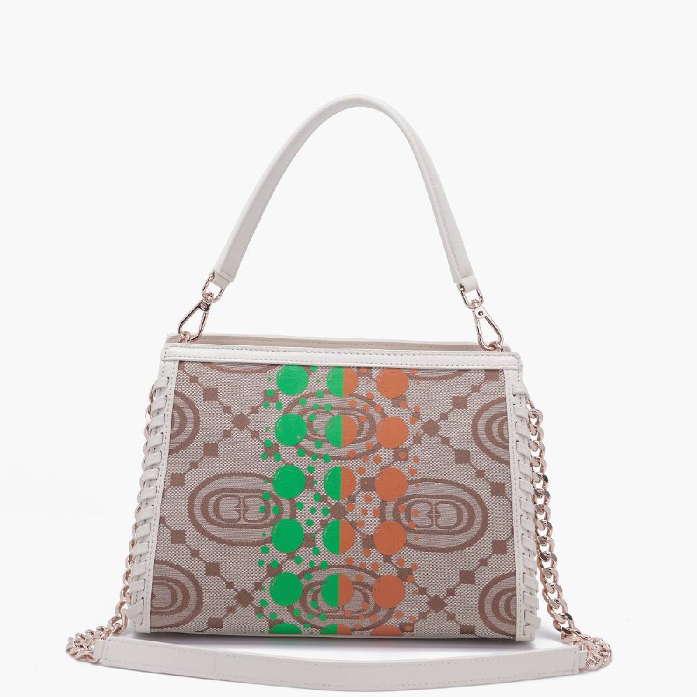 La Carrie BORSA SHOPPING MONOGRAM IVORY 2025