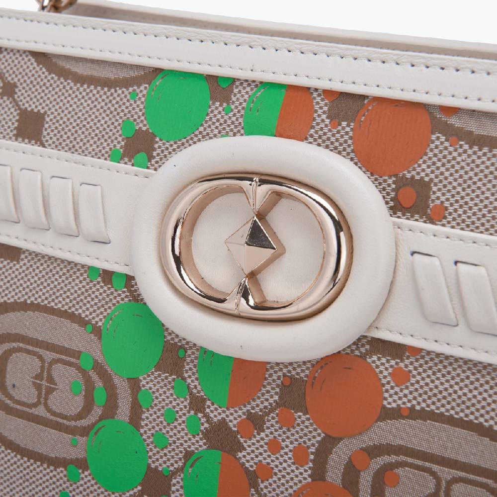 La Carrie BORSA SHOPPING MONOGRAM IVORY 2025