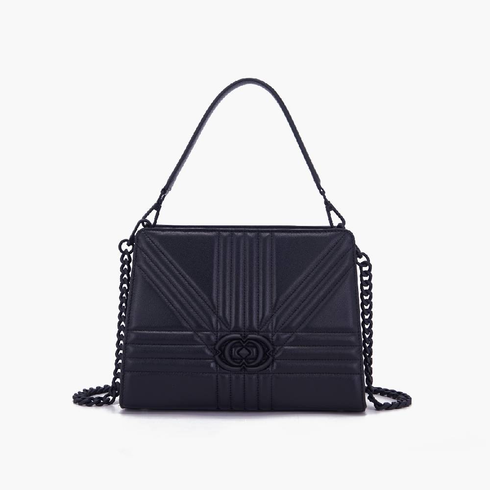 La Carrie BORSA SHOPPING GRATE NERA In Linea