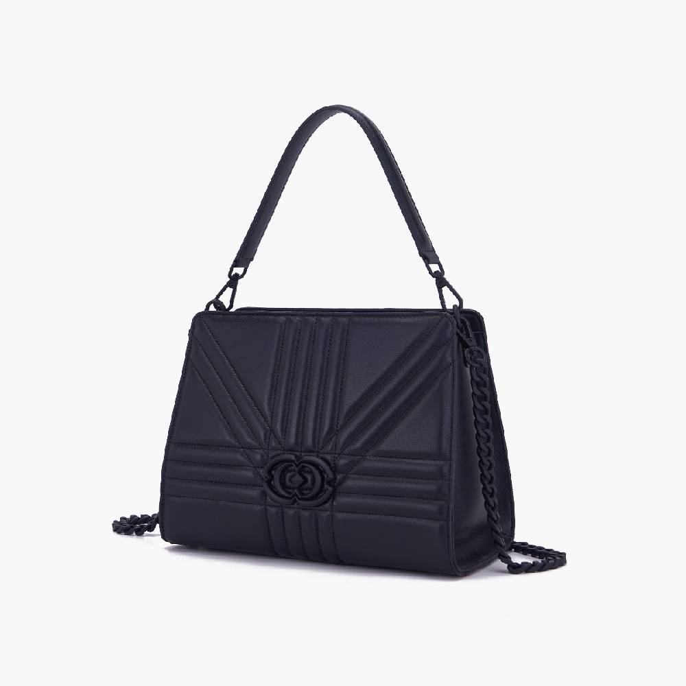 La Carrie BORSA SHOPPING GRATE NERA In Linea