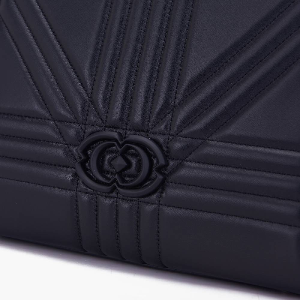 La Carrie BORSA SHOPPING GRATE NERA In Linea