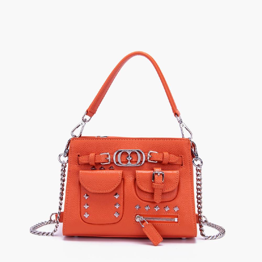 La Carrie BORSA SHOPPING ROCK ARANCIONE Promozione