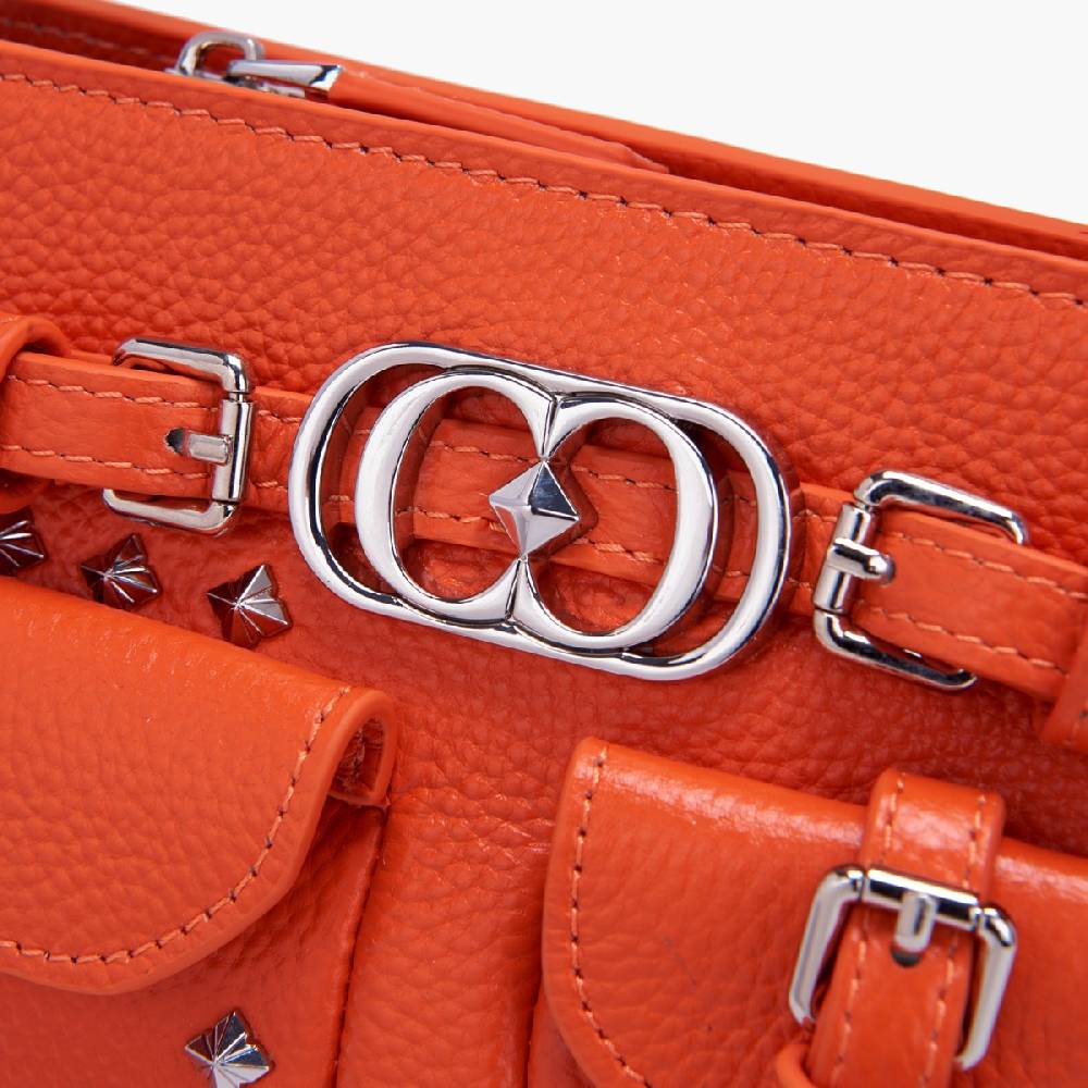 La Carrie BORSA SHOPPING ROCK ARANCIONE Promozione