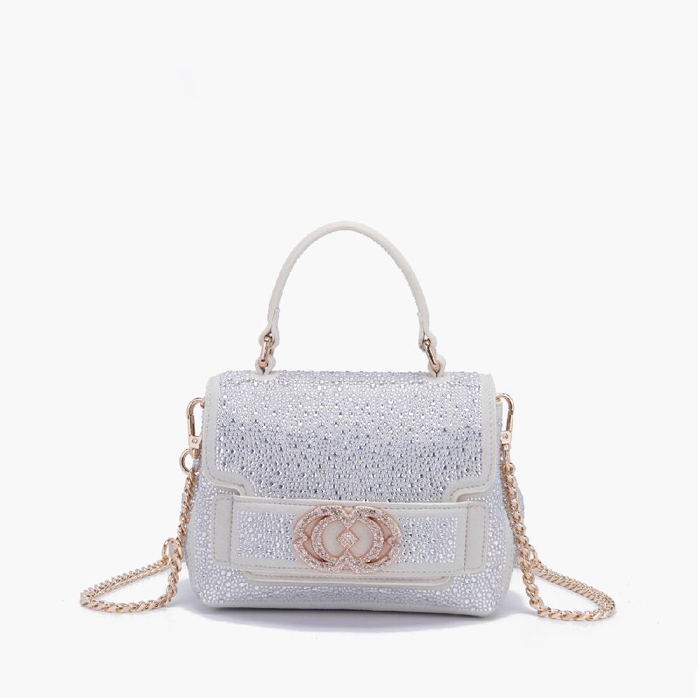 La Carrie BORSA A MANO LOGO IVORY Pezzi Unici