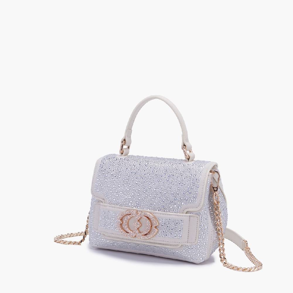 La Carrie BORSA A MANO LOGO IVORY Pezzi Unici