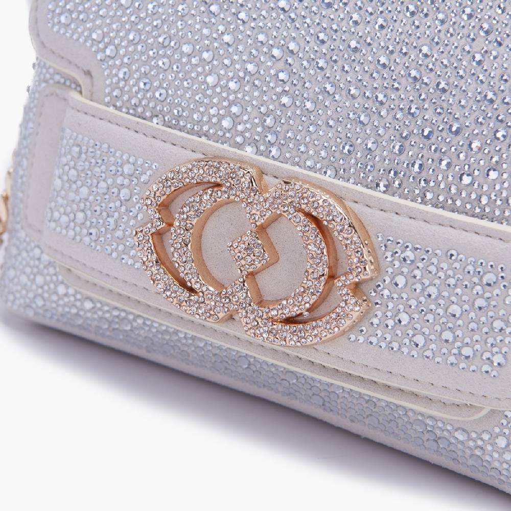 La Carrie BORSA A MANO LOGO IVORY Pezzi Unici