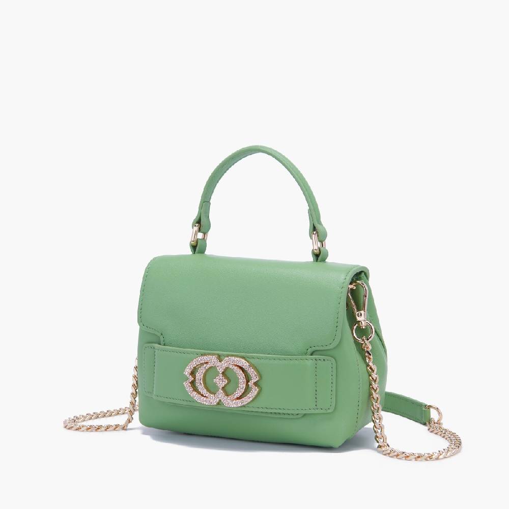 La Carrie BORSA A MANO LOGO PISTACCHIO Negozi Online