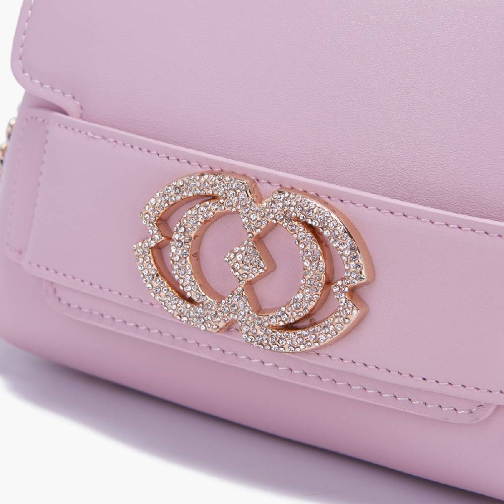 La Carrie BORSA A MANO LOGO ROSA Acquista Ora