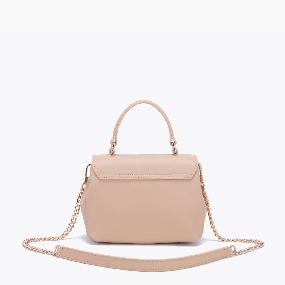La Carrie BORSA A MANO LOGO CAPPUCCINO Consegna Veloce