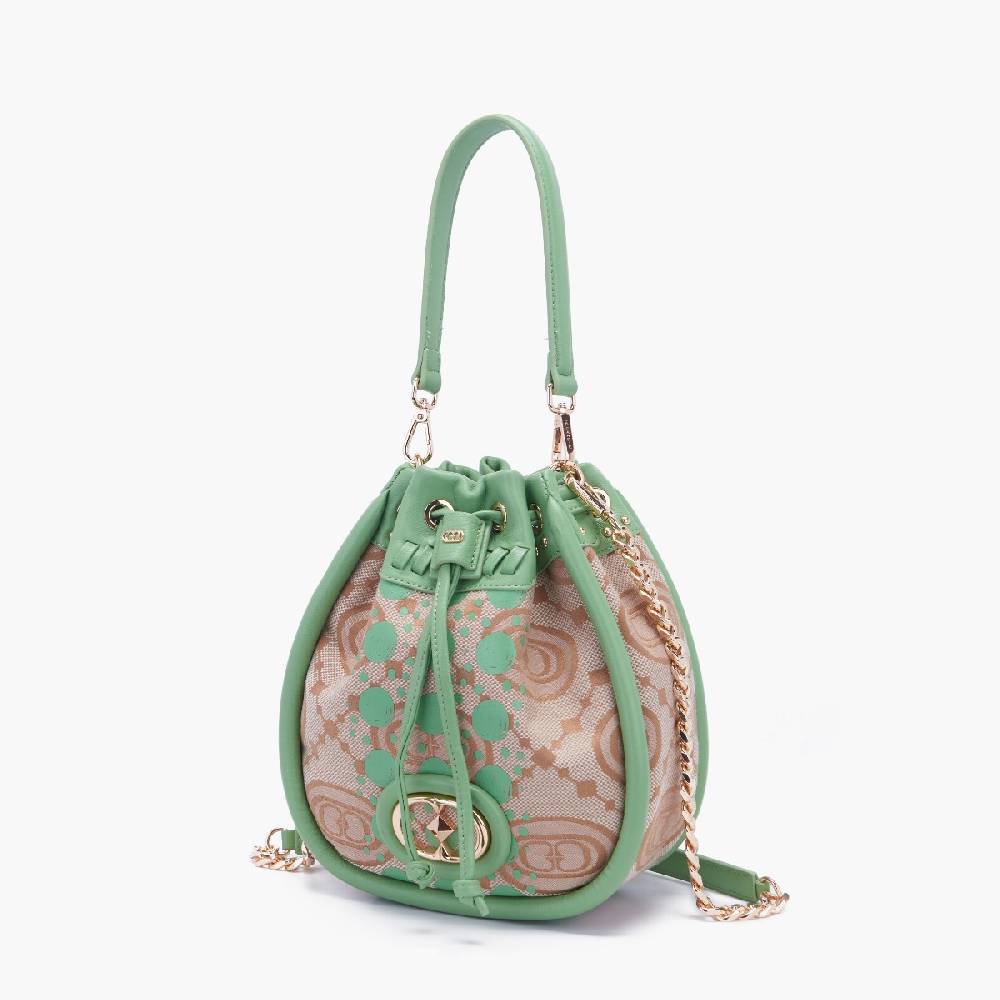 La Carrie SECCHIELLO MONOGRAM PISTACCHIO Sottocosto