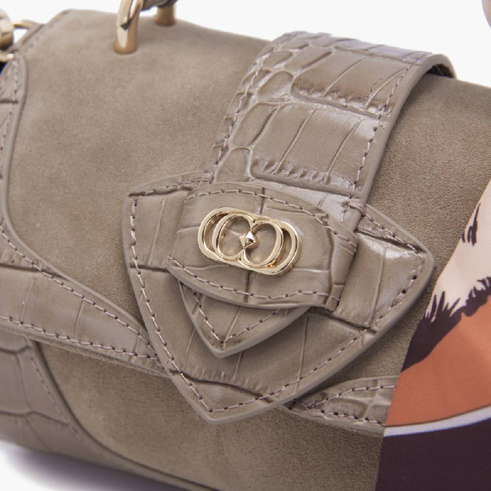 La Carrie MINI BORSA A MANO TEMPEST TAUPE Vendita Economica
